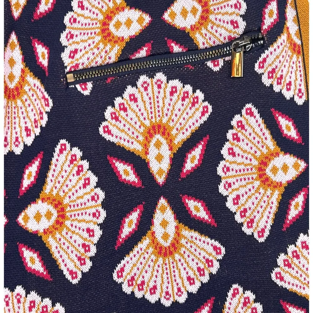 Murano Mens S Blue Pink Shell Print Tie Waist Pull On Viscose Summer Shorts NEW